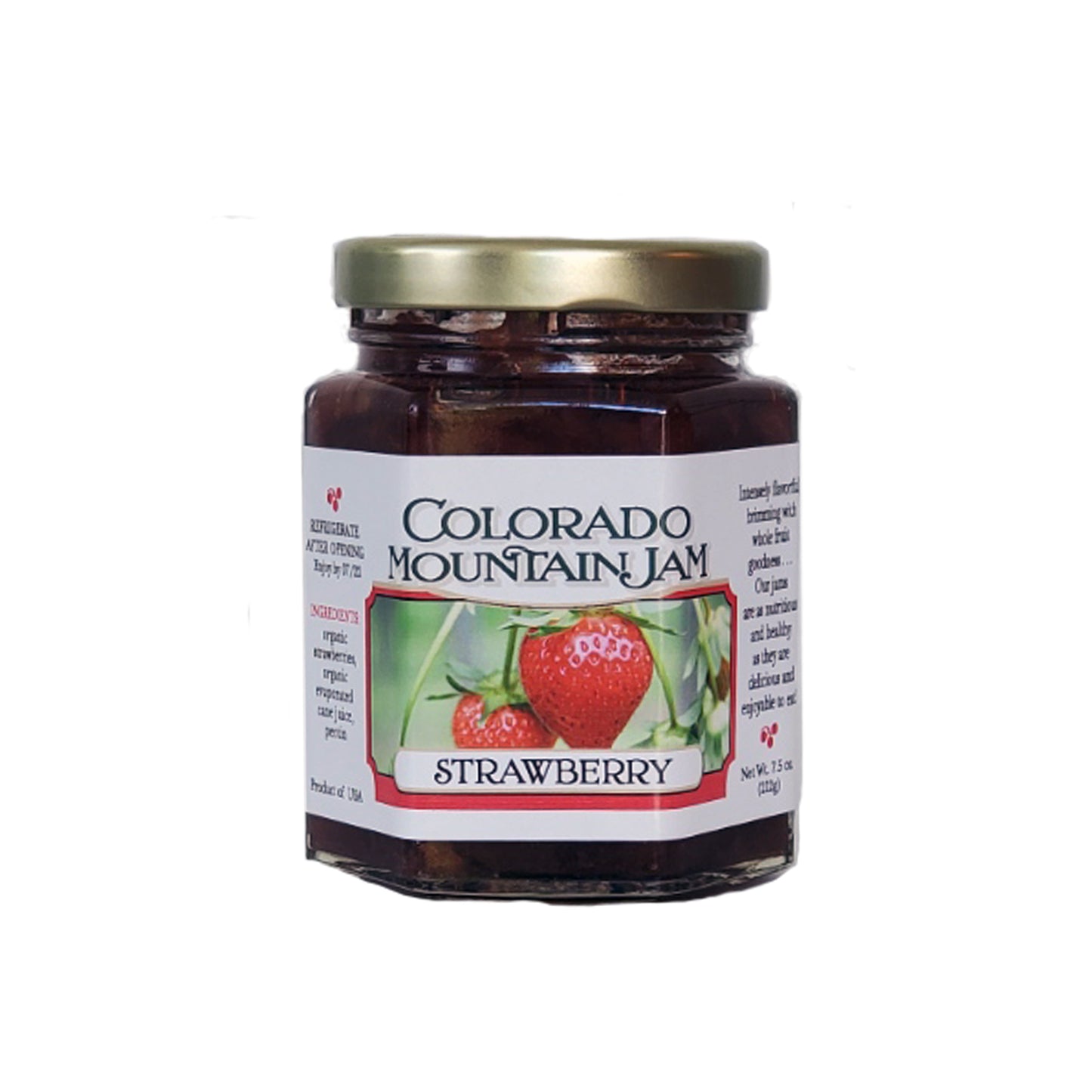 Jam Organic Strawberry (8oz)(12/cs)